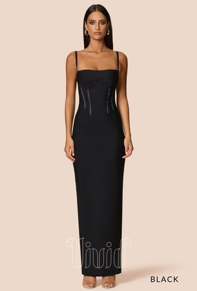 Nookie Allegra Maxi Dress in Black / Blacks