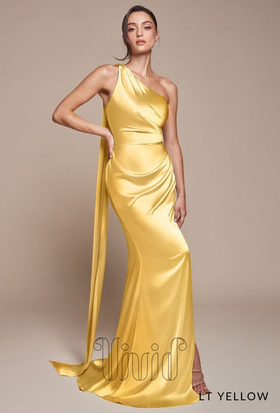 Vivid Formal Ashlyn Gown in Lt Yellow / Yellows