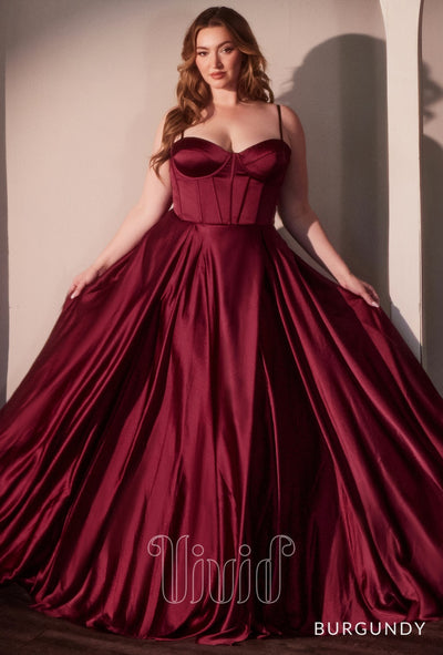 Vivid Formal Azura Ball Gown Curve in Burgundy / Reds