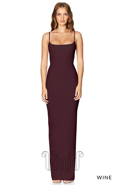 Nookie Bailey Gown in Wine / Reds