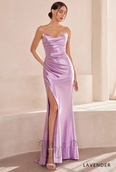 Vivid Dresses Dalia Gown in Lavender / Purples