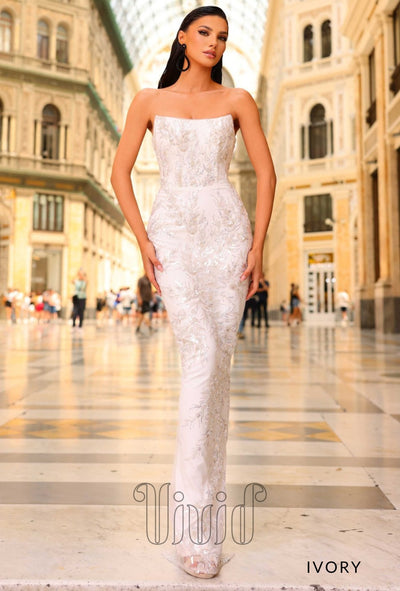 Nicoletta Flavia Gown NC1082 in Ivory / Whites