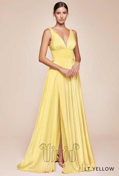 Vivid Core Fleur Gown in Light Yellow / Yellows