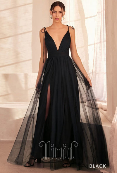 Vivid Party Grace Gown in Black / Blacks