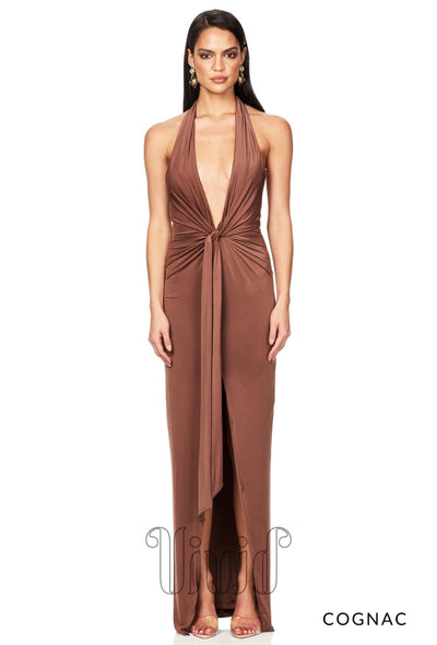 Nookie Legacy Gown in Cognac / Nude & Neutrals