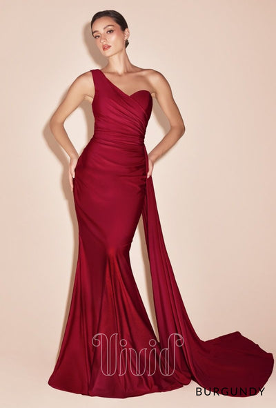 Vivid Formal Louisa Gown in Burgundy / Reds