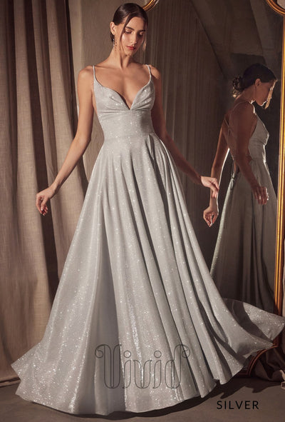Vivid Dresses Talisa Gown in Silver / Silvers
