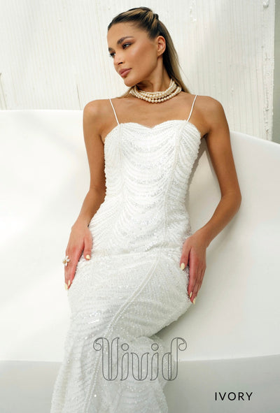 Nicoletta Trinity Gown NC2074 in Ivory / Whites