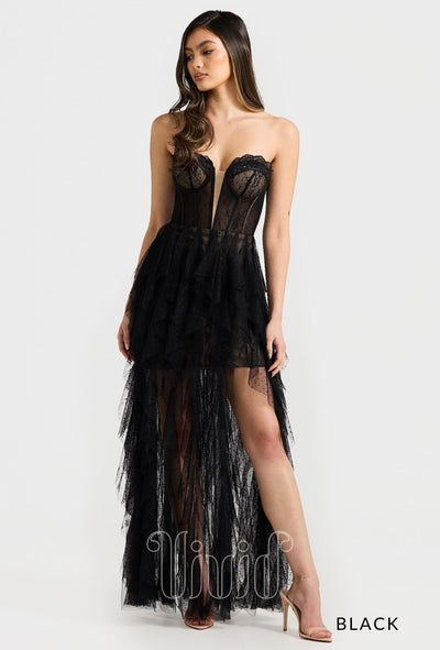 Derma Department Vera Gown in Black / Blacks