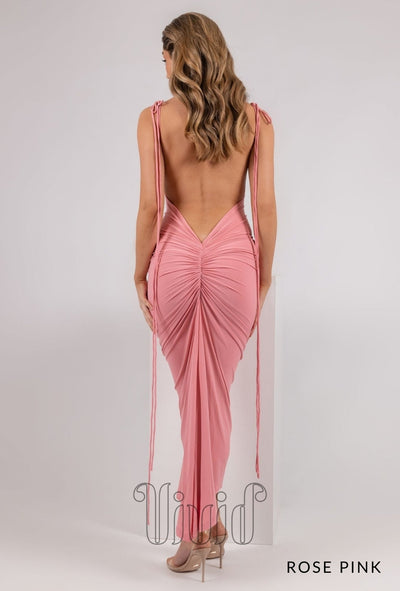 Melani The Label Azari Midi in Rose Pink