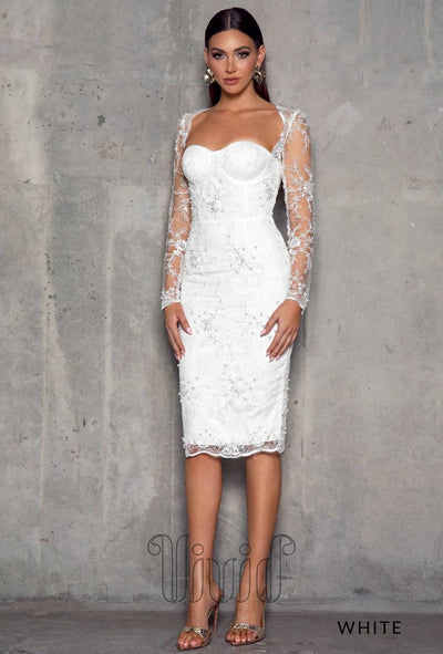 Elle Zeitoune Flora Dress in White