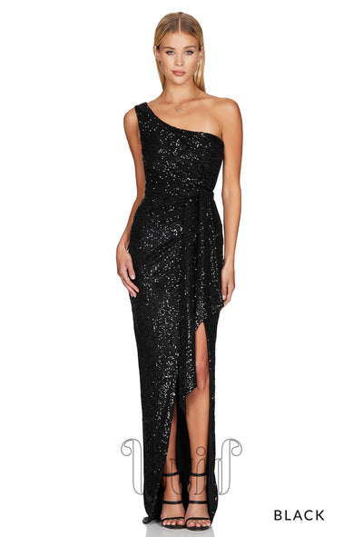 Nookie Palazzo Gown in Black / Blacks