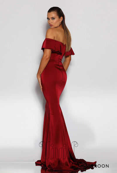 Jadore Paula Gown JX2040 in Maroon