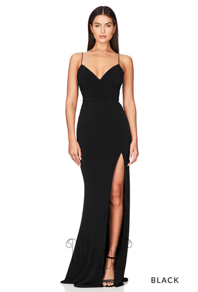 Nookie Venus Gown in Black / Blacks